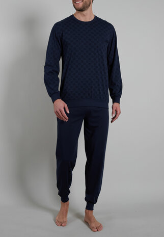Bugatti Heren Pyjama Donkerblauw 56100-4065-665 | 32007