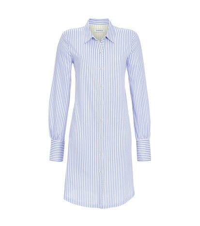 Ringella Dames Doorknoop Nachthemd Bright Blue 5211058-298 | 31319