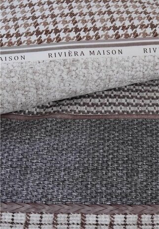 Rivi&egrave;ra Maison Dekbedovertrek Tailor Antraciet 28640