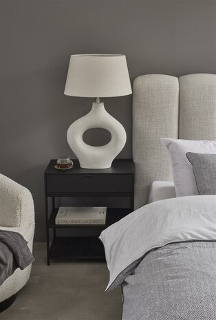 Rivi&egrave;ra Maison Dekbedovertrek Chevron Weave Grey 31908