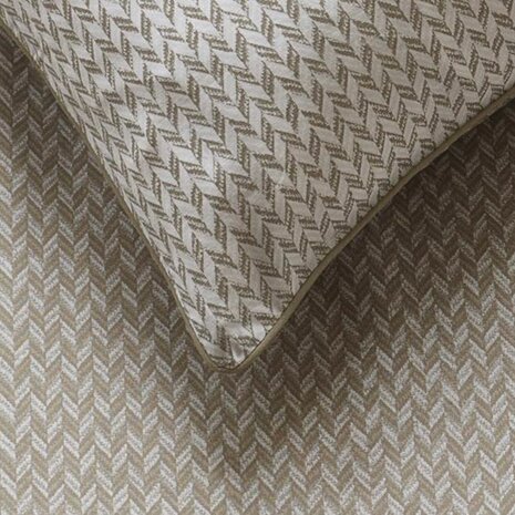 Rivièra Maison Dekbedovertrek Emery Taupe 32342