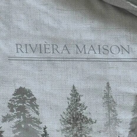 Rivièra Maison Dekbedovertrek Foggy Forest Green 32343