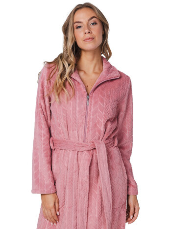 Pastunette Dames Badjas Dark Pink 171252-170-2-220 | 32252