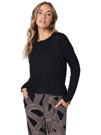 Pastunette Premium Dames Pyjama Black 121252-246-2-999 | 32088