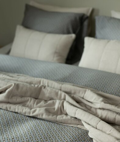 Linolux Sprei Stonewashed Blocks Stone LNX SPREI STONST | 32223