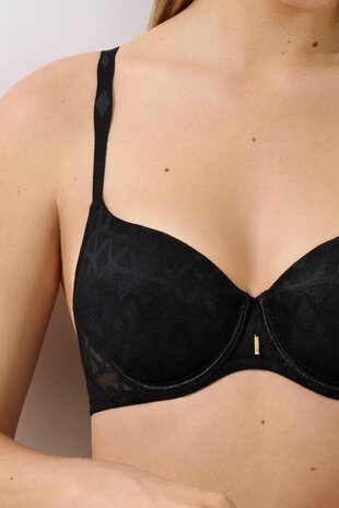 Lisca Beugel BH Opal Zwart Voorgevormd  20375-02 | 30526 t/m 30529