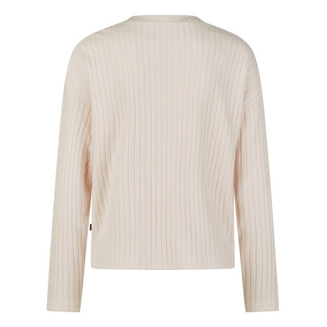Like It! Dames Lounge Shirt Stone 6189470-582 | 32243