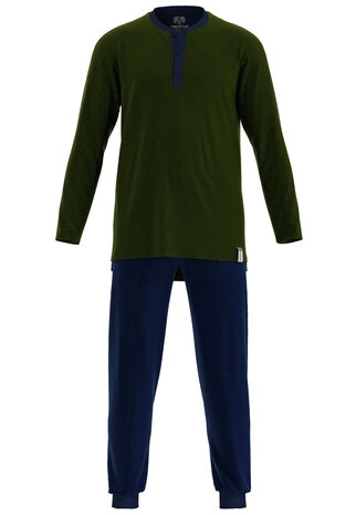 Ceceba Heren Badstof Pyjama Dark Green 31297-6539-360 | 32448