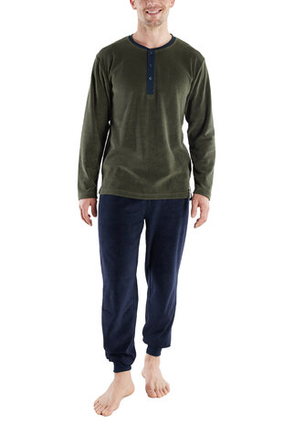 Ceceba Heren Badstof Pyjama Dark Green 31297-6539-360 | 32448