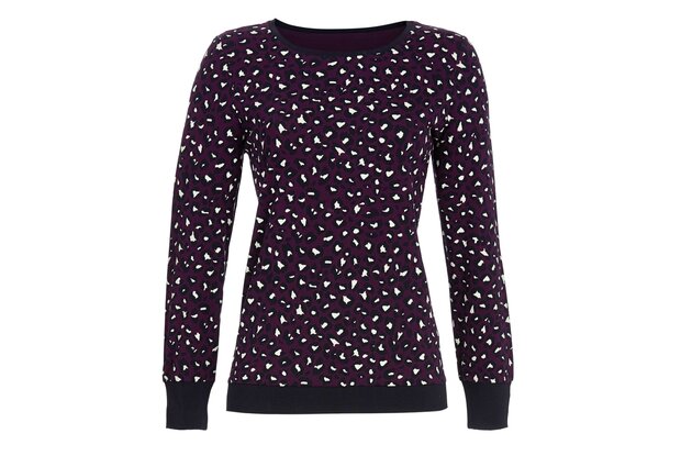 Ringella Bloomy Dames Shirt Plum 5551405-711 | 32047