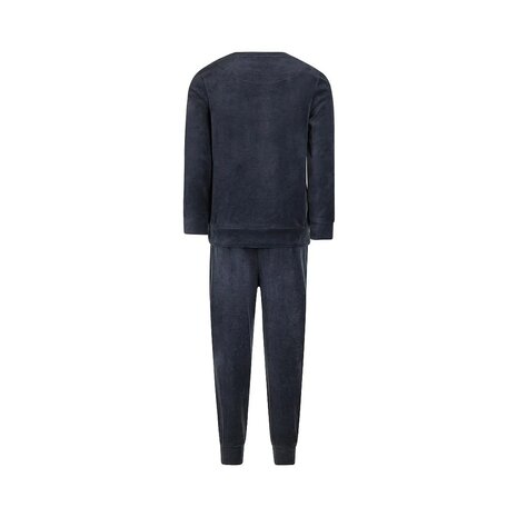 Charlie Choe Jongens Velours Pyjama Navy O57057-42 | 32315