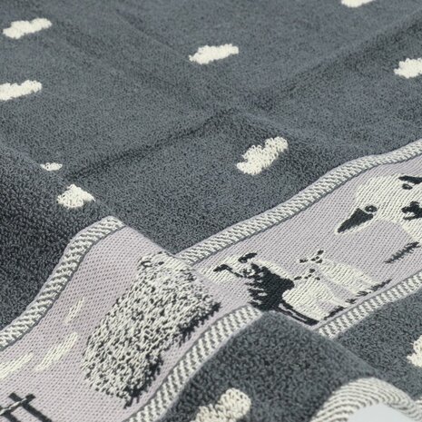 Bunzlau Castle Keukendoek Sheep Anthracite 6414 | 32437
