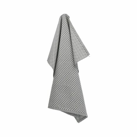 Bunzlau Castle Theedoek Small Check Anthracite 6419 | 32438