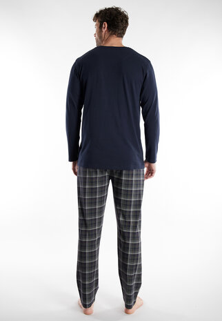 Tom Tailor Heren Pyjama Donkerblauw 71460-4009-654 | 32183-32184