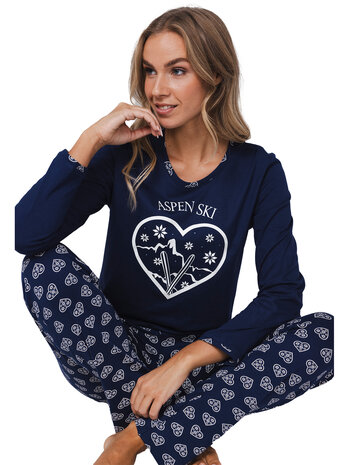 Rebelle Dames Pyjama Dark Blue 121252-646-1 | 32099