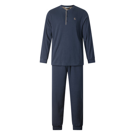 Gentlemen Heren Pyjama Double Jersey Donkerblauw 11-4293 | 32417