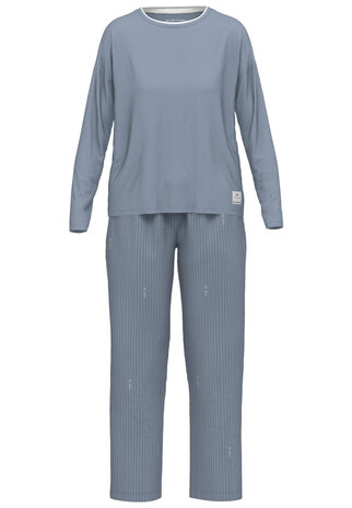 Tom Tailor Dames Pyjama Blauw 60361-6061-623 | 32430