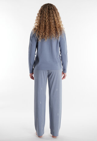 Tom Tailor Dames Pyjama Blauw 60361-6061-623 | 32430