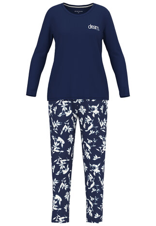 Tom Tailor Dames Pyjama Donkerblauw 60347-6085-635 | 32228