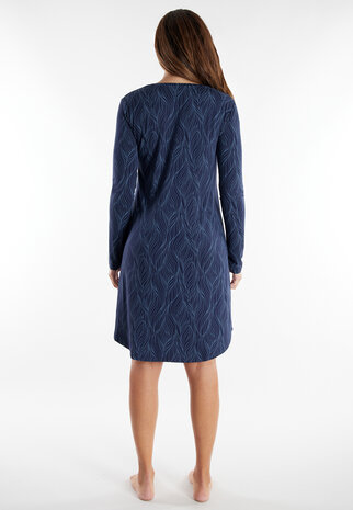 Tom Tailor Dames Nachthemd Donkerblauw 60350-6085-635 | 32229