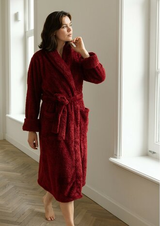 Linolux Badjas Noah Burgundy MVJAS NOA BUR | 32261