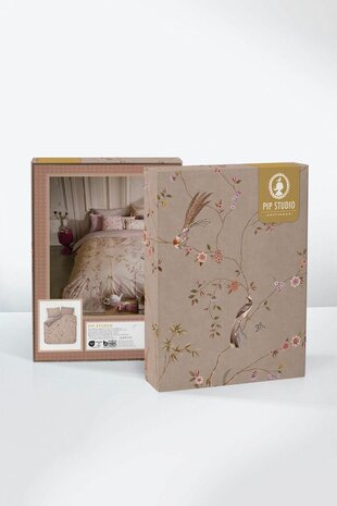 Pip Studio Dekbedovertrek Bamboo Blossom Sand 32346