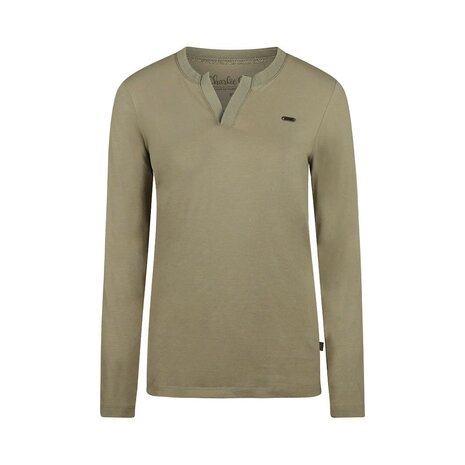 Charlie Choe Dames Shirt Faded green O57100-38 | 32307