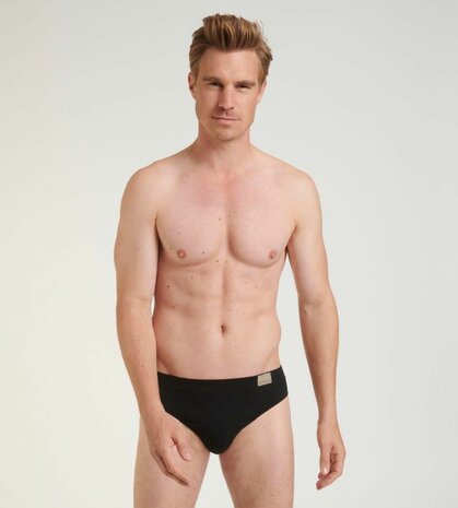 Sloggi Men Go Natural Brief 2-Pack Black 10214618-004 | 27853