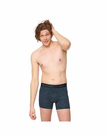 Sloggi Men Go Holiday Shorts 2-Pack Blue Light 10198168-V001 | 26831