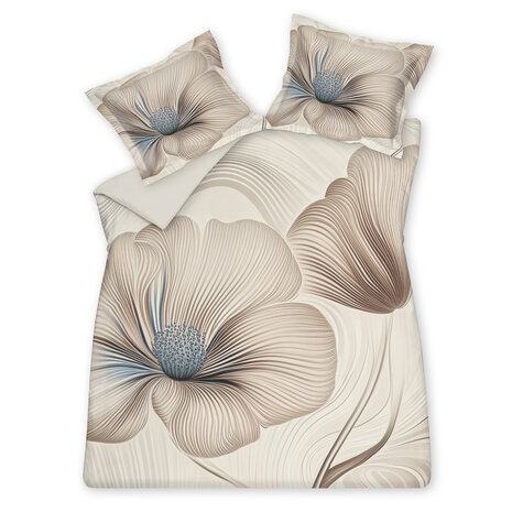 Vandyck Dekbedovertrek Royal Garden Cream Tan SAM125110-189 | 31250