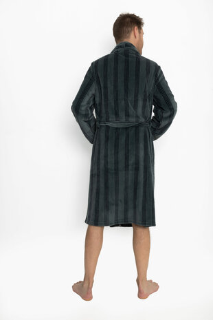 Outfitter Heren Badjas Fleece Groen 496942 | 32140