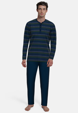 Tom Tailor Heren Pyjama Donkerblauw 71459-4009-652 | 32185-32186