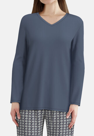 Götzburg Dames Pyjama Blauw 250257-4009-625 | 32426