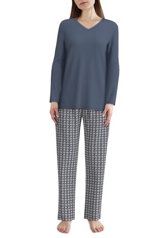 Götzburg Dames Pyjama Blauw 250257-4009-625 | 32426