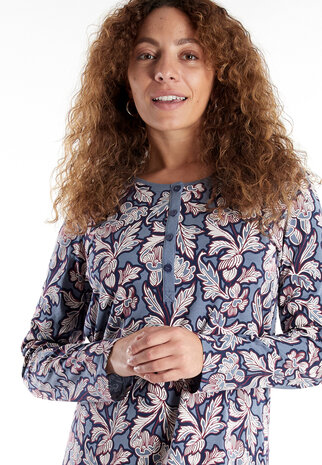 Götzburg Dames Nachthemd Blauw 250251-4009-625 | 32429
