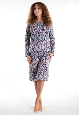 Götzburg Dames Nachthemd Blauw 250251-4009-625 | 32429