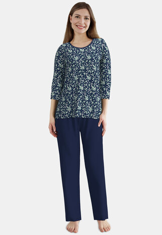 Götzburg Dames Pyjama Blauw 250236-4009-625 | 32233