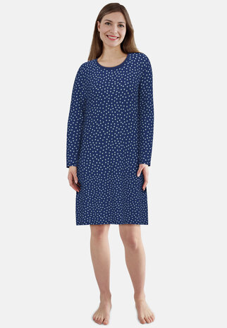 Götzburg Dames Nachthemd Blauw 250246-4009-635 | 32236