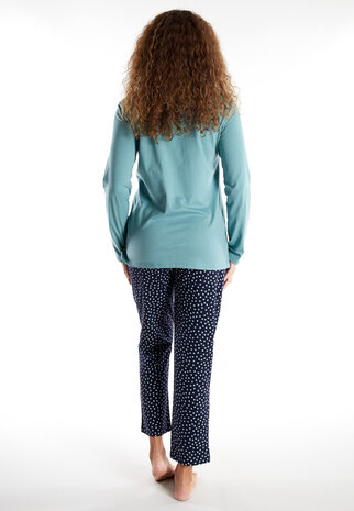 Götzburg Dames Pyjama Groen 250245-4009-315 | 32231