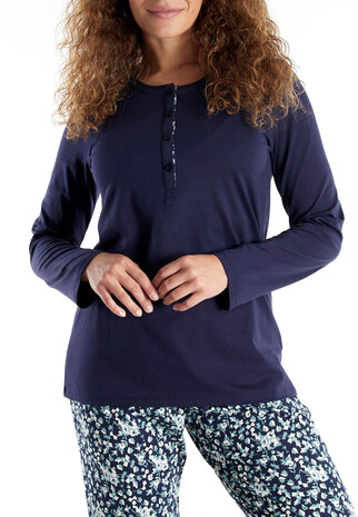 Götzburg Dames Pyjama Blauw 250237-4009-625 | 32232