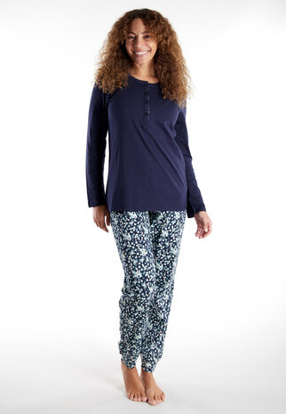 Götzburg Dames Pyjama Blauw 250237-4009-625 | 32232