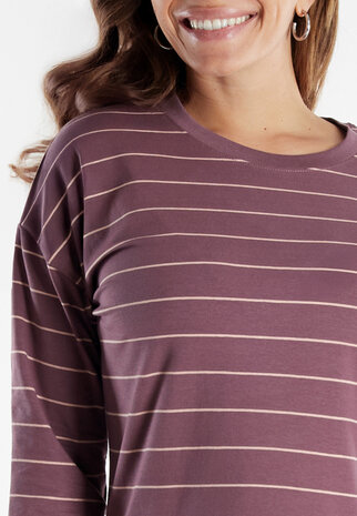 Tom Tailor Dames Nachthemd Lila 60346-6061-723 | 32180