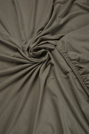 Beddinghouse Jersey Hoeslaken Taupe | 30196