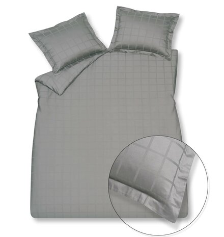 Vandyck Dekbedovertrek Home 78 Check Cool Grey HCJD18278 | 31928