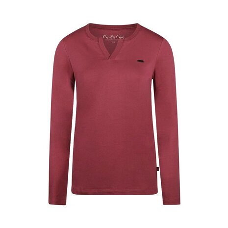 Charlie Choe Dames Shirt Cassis O57125-38 | 32296