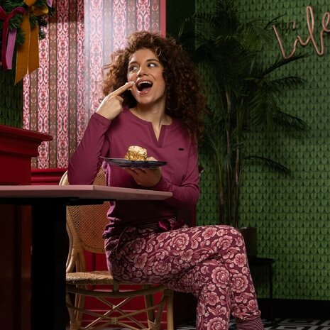 Charlie Choe Dames Loungebroek Cassis O57127-38 | 32297