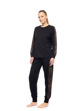 Pink Label Dames Pyjama Leopard W1715 | 32419