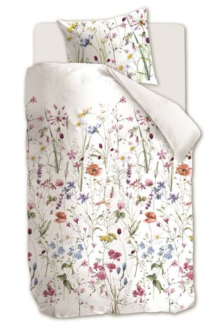 Ariadne At Home Dekbedovertrek Bloom White | 32550