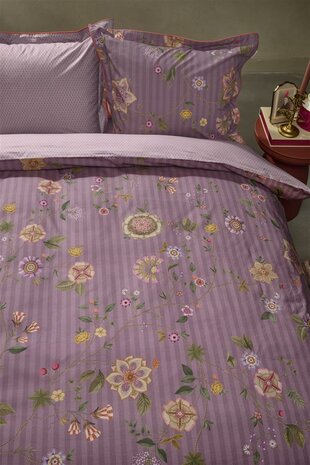 Pip Studio Dekbedovertrek Flores Bailando Purple 31921
