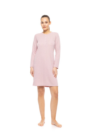 Pink Label Dames Nachthemd Zic Zac Rose W1784 | 32537